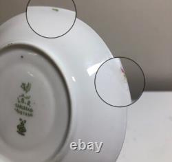 Set of 10, VTG LS. S. CARLSBAD Austria Demitasse Cup & Saucer Set with Rose Trim