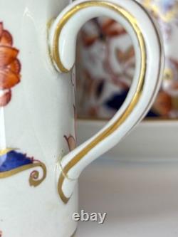 Set of 12 Antique Booths Fresian Demitasse Cups and Saucers Cobalt/Rust Gold