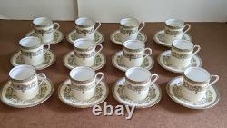 Set of 12 Aynsley Made in England Henley Demitasse Cups & Saucers