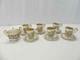 Set Of 14 Gv R. Capodimonte Tea Espresso Demitasse Cups & Saucers Sugar Bowl Lid