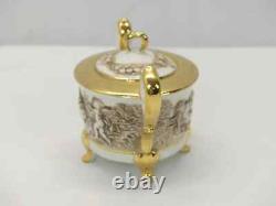 Set of 14 GV R. Capodimonte Tea Espresso Demitasse Cups & Saucers Sugar Bowl Lid