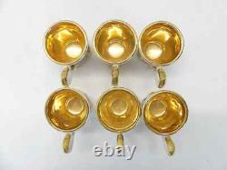 Set of 14 GV R. Capodimonte Tea Espresso Demitasse Cups & Saucers Sugar Bowl Lid