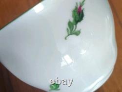 Set of 2 Augarten Wien Wiener Rose Demitasse Cups & Saucers Vintage Austria