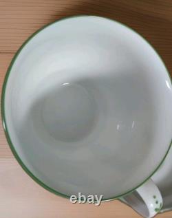 Set of 2 Augarten Wien Wiener Rose Demitasse Cups & Saucers Vintage Austria