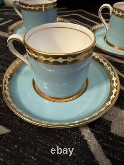 Set of 3 VTG Tiffany & Co. /Grosvenor English Bone China demitasse cup & saucer