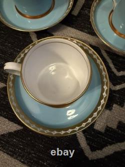 Set of 3 VTG Tiffany & Co. /Grosvenor English Bone China demitasse cup & saucer