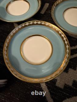 Set of 3 VTG Tiffany & Co. /Grosvenor English Bone China demitasse cup & saucer
