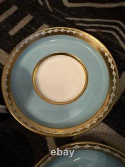 Set of 3 VTG Tiffany & Co. /Grosvenor English Bone China demitasse cup & saucer