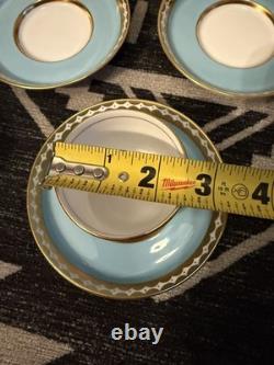 Set of 3 VTG Tiffany & Co. /Grosvenor English Bone China demitasse cup & saucer