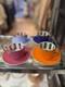 Set Of 4 Colorful Porcelain Espresso Cups & Saucers 100ml Gold Polka Dot Demitas