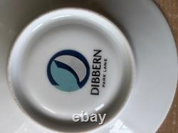 Set of 4 Dibbern Park Lane Demitasse Cups & Saucers Angels Design