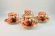 Set Of 4 Vintage 1946 Royal Crown Derby Royal Demitasse Cups & Saucers Rare