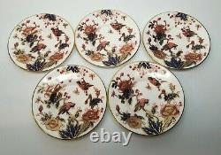 Set of 5 Coalport Hong Kong DEMITASSE CUP & SAUCER SETS New Backstamp