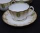 Set Of 5 Doulton Burselm Demitasse Cups And Saucers Greek/roman Pattern Rare