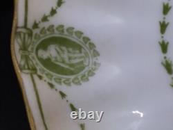 Set of 5 Doulton Burselm Demitasse Cups and Saucers Greek/Roman Pattern RARE