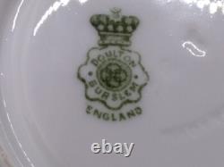 Set of 5 Doulton Burselm Demitasse Cups and Saucers Greek/Roman Pattern RARE