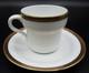 Set Of 5 Vtg Ginori Italy Demitasse Cups & Saucers Gold Trim Mint