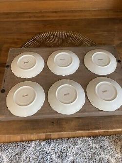 Set of 6 Cabinet Ware Demitasse Cups/Saucers Original Box Lusterware Fragonard