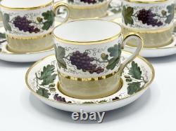 Set of (6) Copeland Spode KENT CELADON Demitasse Cups & Saucers Y6511