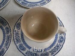 Set of 7 1940 Wedgwood YALE University Demitasse Cup & Saucer Sets 14pc