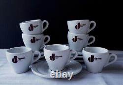 Set of 7 Vintage IPA Italy Danesi Caffe Demitasse Espresso Cups and Saucers