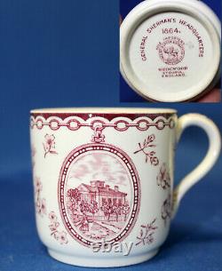 Set of 7 Wedgwood City of Atlanta Demitasse Cups & Saucers