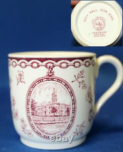 Set of 7 Wedgwood City of Atlanta Demitasse Cups & Saucers