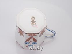 Set of 8 Antique Wedgwood Octagonal Purple Lustre Demitasse Cups & Saucers W618