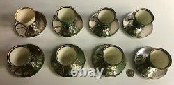 Set of 8 Lenox Porcelain SHREVE & CO. Demitasse Cups and Saucers