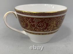 Set of 8 Royal Doulton Buckingham Fine Bone China Demitasse Cups & Saucers