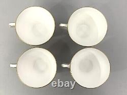 Set of 8 Royal Doulton Buckingham Fine Bone China Demitasse Cups & Saucers