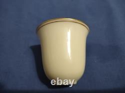 Set of 8 Sterling Silver Demitasse Cups and Saucers with Lenox Liners