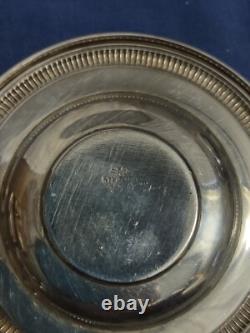 Set of 8 Sterling Silver Demitasse Cups and Saucers with Lenox Liners