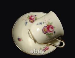 Set of 8 Tirschenreuth Porcelain The Ascot Demitasse Cups and Saucers Pink Roses
