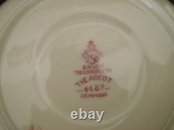 Set of 8 Tirschenreuth Porcelain The Ascot Demitasse Cups and Saucers Pink Roses