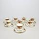 Set Of 8 Vintage 1962 Royal Albert Old Country Roses Demitasse Cups And Saucers