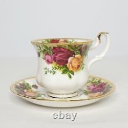 Set of 8 Vintage 1962 Royal Albert Old Country Roses Demitasse Cups and Saucers