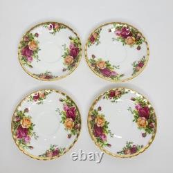 Set of 8 Vintage 1962 Royal Albert Old Country Roses Demitasse Cups and Saucers