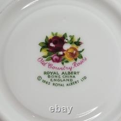 Set of 8 Vintage 1962 Royal Albert Old Country Roses Demitasse Cups and Saucers