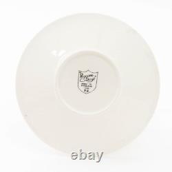 Set of 9 Antique Bygone Days Demitasse Cups & Saucers Made in England for P. V