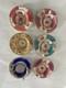 Set Of Six Antique Demitasse Porcelain Cups