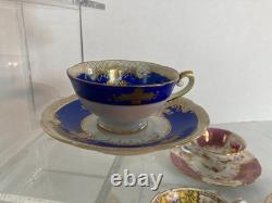 Set of Six Antique Demitasse Porcelain Cups