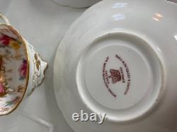 Set of Six Antique Demitasse Porcelain Cups