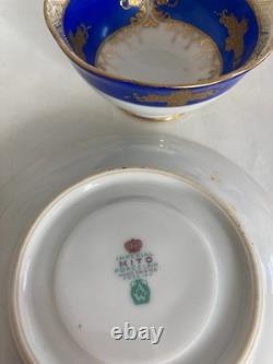 Set of Six Antique Demitasse Porcelain Cups