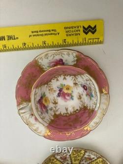 Set of Six Antique Demitasse Porcelain Cups