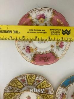 Set of Six Antique Demitasse Porcelain Cups