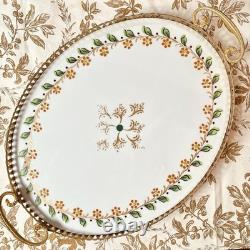 Sevres Porcelain Stacking Teapot Set Sugar Creamer Demitasse Cups Saucers Tray