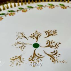 Sevres Porcelain Stacking Teapot Set Sugar Creamer Demitasse Cups Saucers Tray