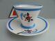 Shelley Art Deco Overlapping J Vogue Shape Demitasse/coffee Cup & Saucer
