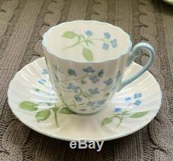 Shelley LUDLOW Demitasse cup & saucer, Lot of 7, perfect condition, Lovely